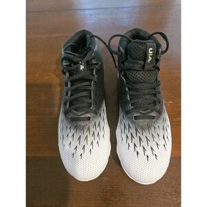 Under Armour‎ Spotlight Franchise Rm 4.0 Men Sz 8 Black Silver Football Cleats